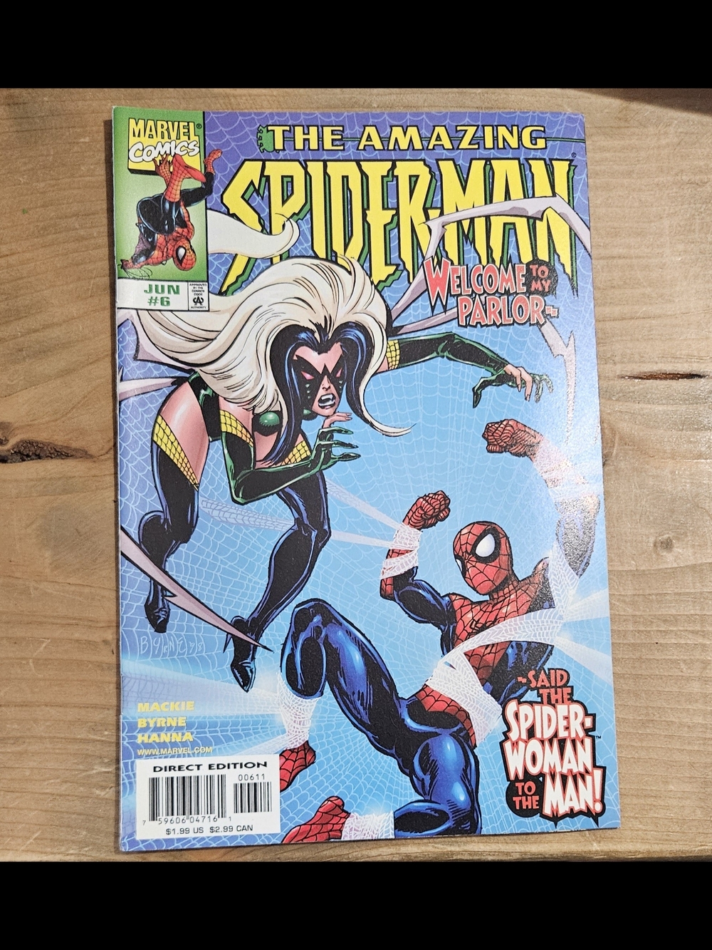 Amazing Spider-Man #6 Howard Mackie, John Byrne Welcome To My Parlor!